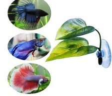 Décor Feuille Apaisante Betta Combattant Poissons D’aquarium Hamac Feuilles