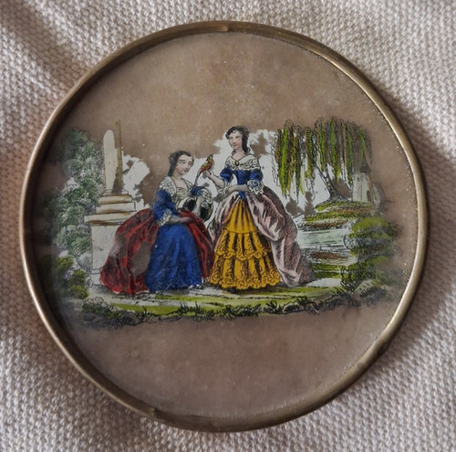 Miniature fixe sous verre 19 - sous,