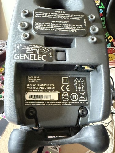 Genelec 8010a active studio - genelec,