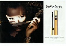 Publicité Advertising1020 2010  maquillage  yeux Yves Saint Laurent mascara  2p