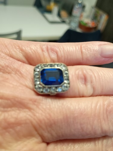 Bague ancienne diamant - diamant, et