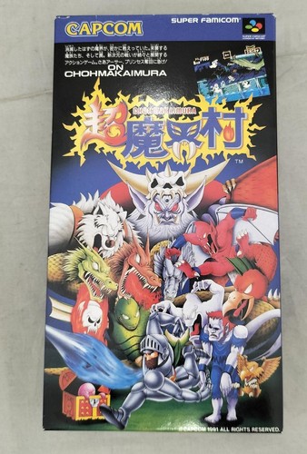 Boxed super ghouls n ghosts - super, ghouls'n