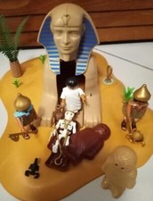 LOT playmobil SPHINX 4242 + CAMP DES PILLEURS DE PYRAMIDE 4247 TBE