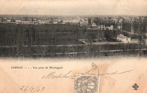 Cpa jarnac - jarnac, (charente)