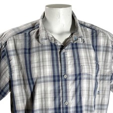 Chemise À Carreaux Grise Bleue 2XL Mountain Hardwear