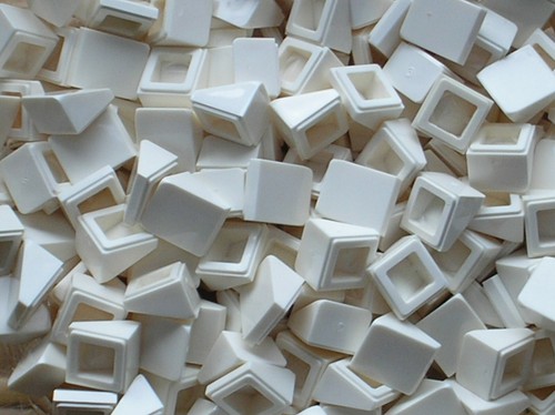 Lego white slope - x,