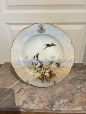 Ancienne Plat Gâteau Plat Dessert Porcelaine Sèvres Lahore & Panier XIXème 19ème