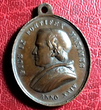 PIUS IX PONTIFEX MAXIMUS Ecumenical Council Vatican 8 December 1869 medal