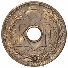 France 25 Centimes .1939. Lindauer qualité FDC Maillechort 