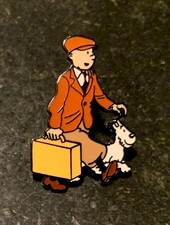 PIN'S "TINTIN ET MILOU MARCHANT" N° 186 DU TLL   CORNER N° 280