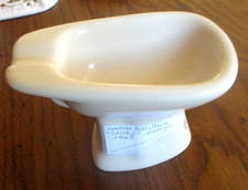 Ancien grand vide poche bidet SELLES  faïence céramique vintage de collection