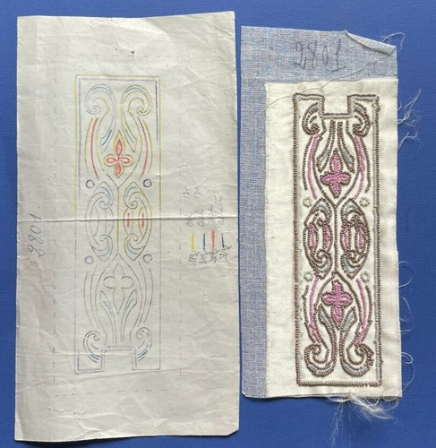 Motif ancien appliquer - appliquer,