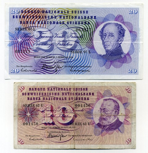 Billets 20 et 10 - billets, de