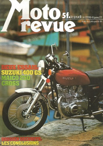 Moto revue 2299 suz 400 - n°2299, gs