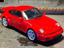 Porsche 911 Turbo S Type 964 Flachbau (1993) Red GT328 - 1/18 - GT Spirit - NEUF