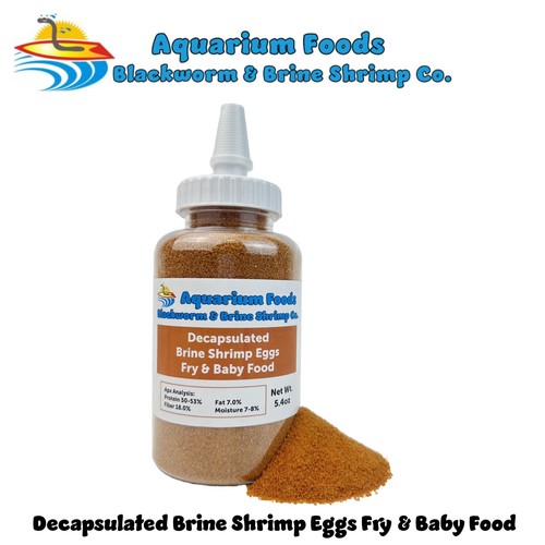 Decapsulated brine shrimp - brine,