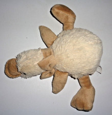 JB3 / DOUDOU PELUCHE DE PYRAMIDE CANARD BEIGE MARRON MUSICAL COIN COIN 20CM KOM9