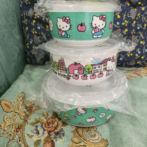Sanrio hello kitty - 6pc, ceramic