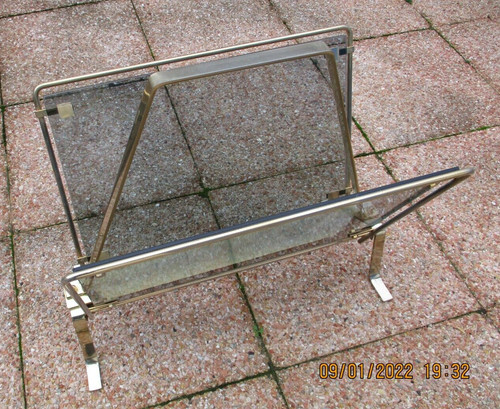 Porte revue laiton style