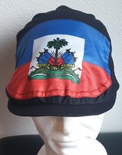 Béret Drapeau Haiti. Coton