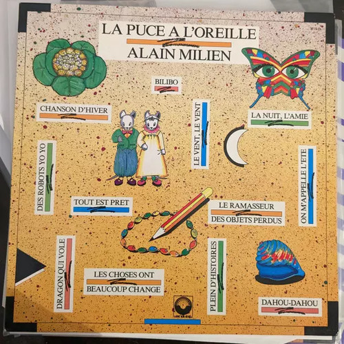 Puce oreille alain - la, à