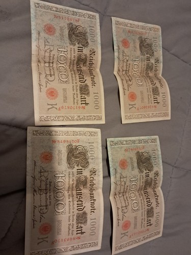 Lot billets allemands - 4,
