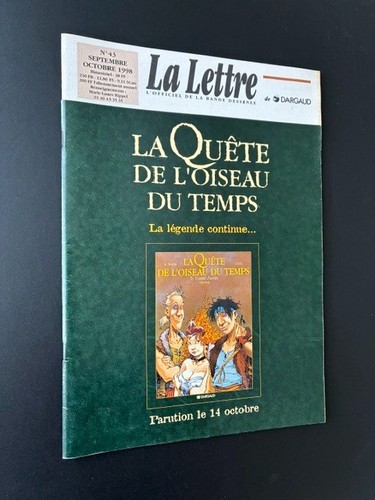 Lettre dargaud 43 - lettre, de