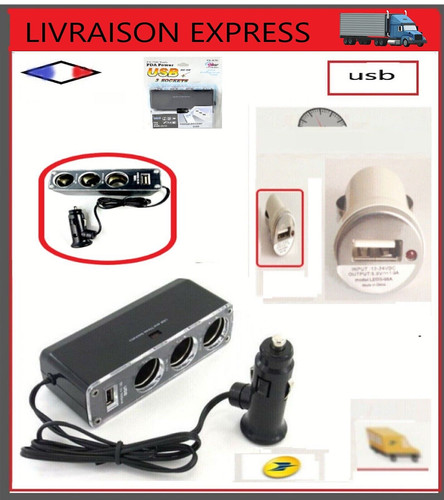 Chargeur allume cigare lot x1 - chargeur,