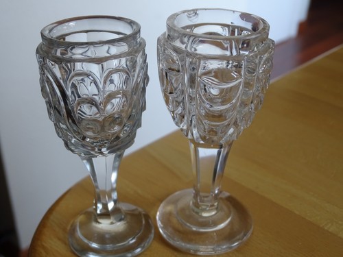 Anciens verres liqueur - verres,