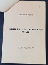 India FOOD IS A MUNITION OF