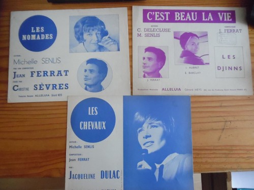 Lot partitions jean ferrat - lot,