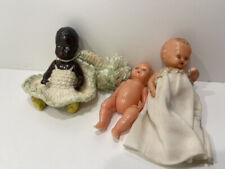 Poupée de collection poupée en vinyle 3 pièces de 7,5 cm chacune. État voir p...