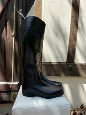 Bottes équitation Aigle pour Homme en caoutchouc impression cuir noir en 45