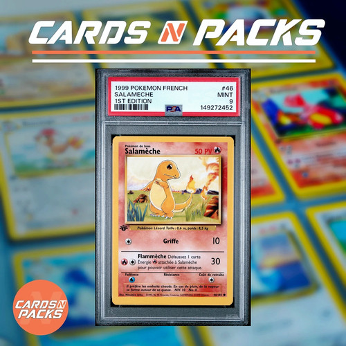 Carte pokemon salamèche - carte,