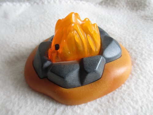 Playmobil decor gardien feu - gardien, du