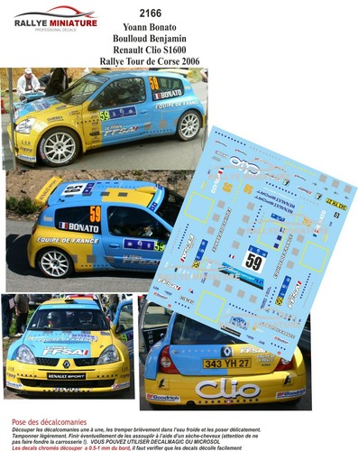 Decals ref 2166 renault - 2166,