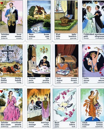 Jeu cartes divinatoires - jeu,