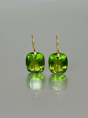 Boucle oreille péridot - boucle, d'oreille