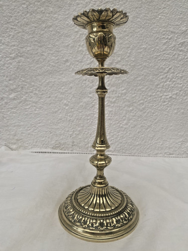 Bougeoir lampe laiton - ou,