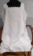 Chemise de nuit ancienne lin