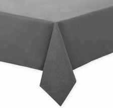 90" Round Basket Weave Tablecloth in Silver Seats 6-8