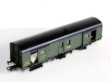 CPMR HO 105 WAGON SERVICE FIN CONVOI, FOURGON INTERDIT VOYAGEUR SNCF + ECLAIRAGE