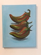 Peinture originale poivrons