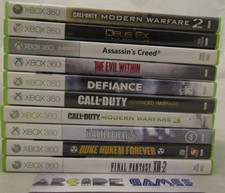 LOT 10 JEUX XBOX 360 DUKE