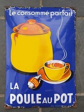 Plaque émaillée ancienne "La