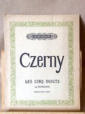 Czerny * Les Cinq Doigts / 24 Exercices * Choudens