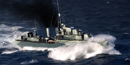 Trumpeter 350 battleship hms - battleship,