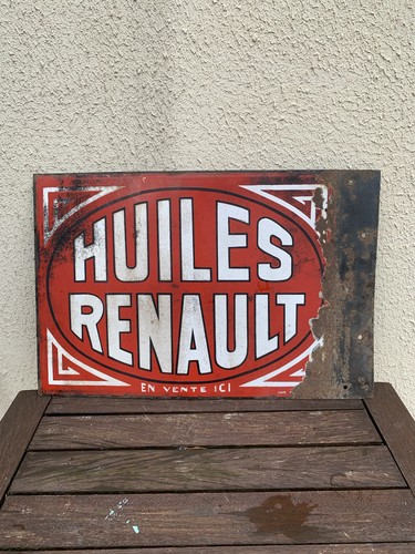 Plaque emaillee ancienne - plaque,