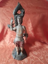 bois polychrome sculpté