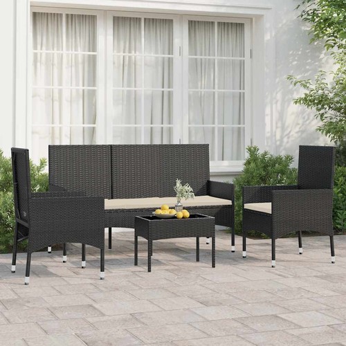 Salon jardin avec coussins - jardin,
